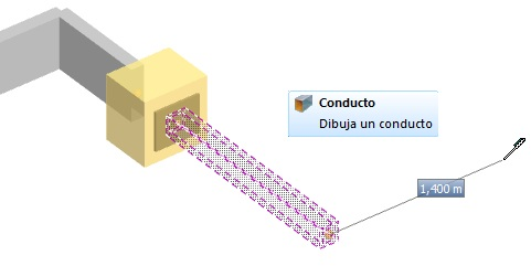 Dibujar conducto